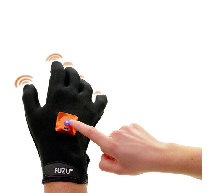 Виброперчатка (левая) FUZU Gloves Vibrating Massage Left Hand, 11 режимов