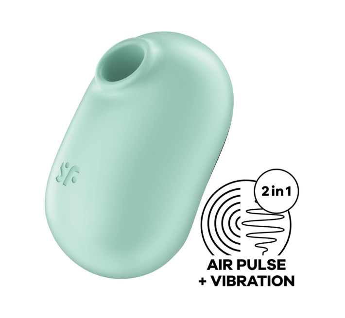 Вакуумный стимулятор с вибрацией Satisfyer Pro To Go 2 Mint
