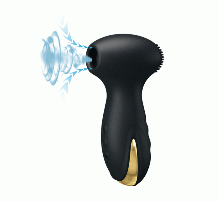 Клиторальный стимулятор Pretty Love Royal Pleasure Hammer Black