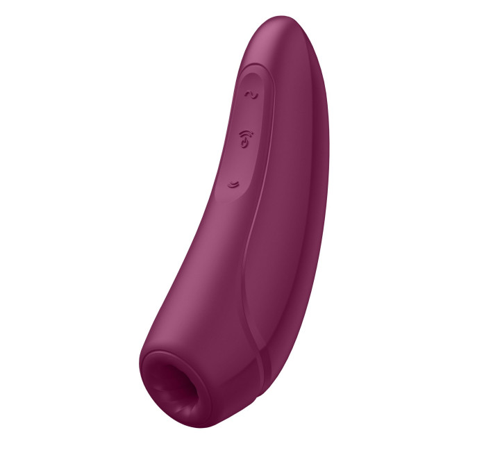 Вакуумный клиторальный стимулятор Satisfyer Curvy 1+ Красный