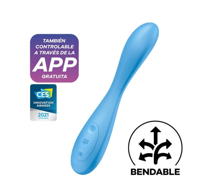 Універсальний смарт-вібратор Satisfyer G-Spot Flex 4+, гнучкий стовбур із фіксацією положення