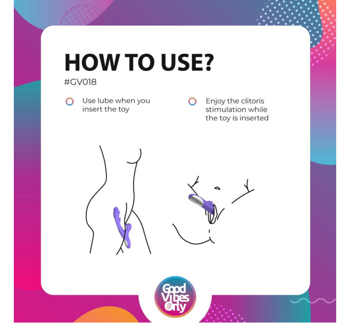 Вібратор-кролик Good Vibes Only - Tess Rabbit Vibrator with G-Spot Stimulator