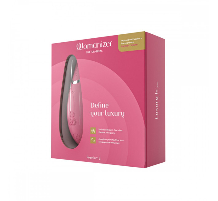 Вакуумний стимулятор клітора Womanizer Premium 2 Respberry