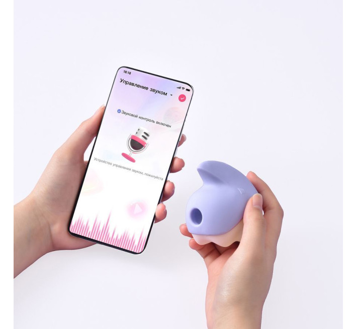 Вакуумный клиторальный смарт-стимулятор Magic Motion Unicorn Purple с вибрацией