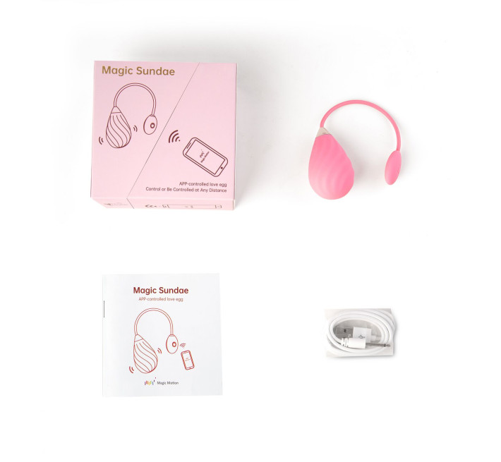 Смарт-виброейте Magic Motion Sundae Pink