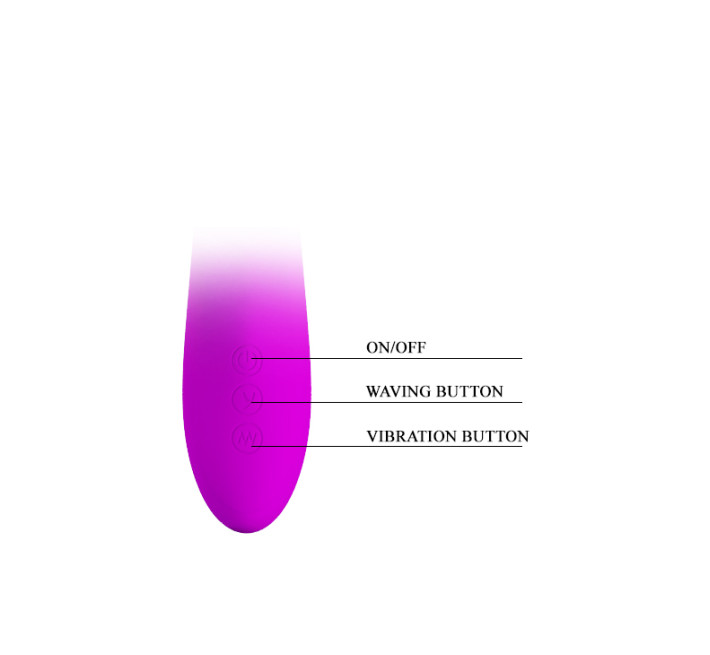 Hi-tech вібратор Pretty Love Dylan Тілесний