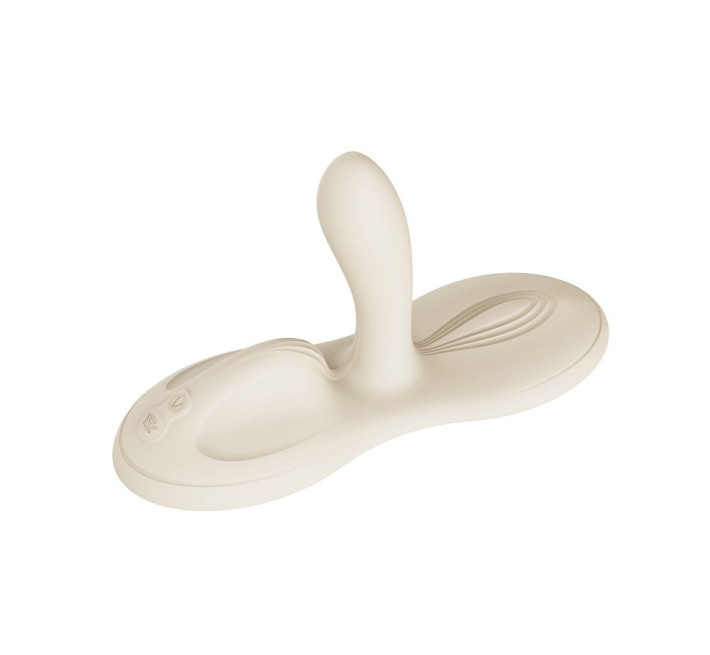 Sit-on-top смарт-вибратор Zalo – Flora Smart Vibrating Pad Ivory White, 9 моторов