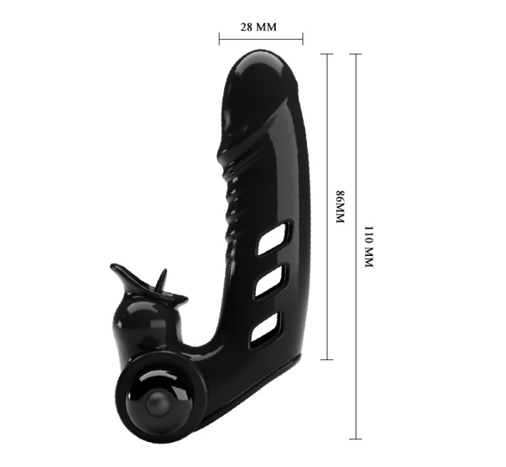 Насадка на палець Pretty Love Corbin Finger Vibrator Black