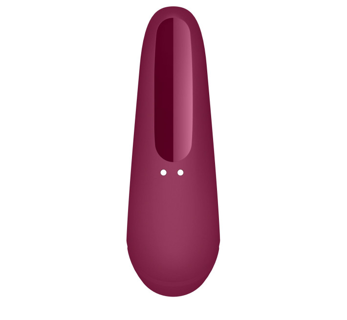 Вакуумный клиторальный стимулятор Satisfyer Curvy 1+ Красный