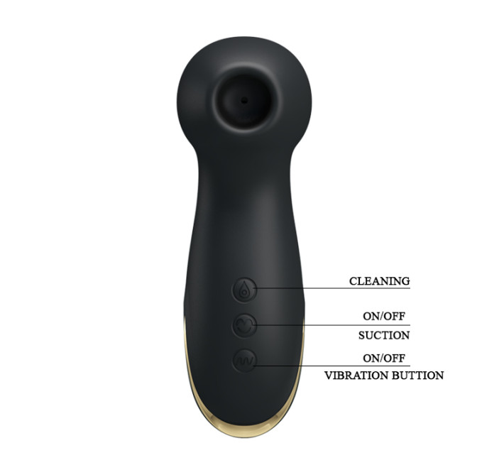 Клиторальный стимулятор Pretty Love Royal Pleasure Hammer Black