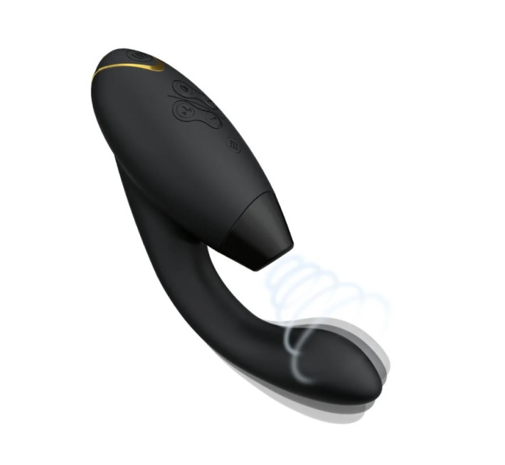 Инновационный бесконтактный вибратор-стимулятор Womanizer Duo 2 Black
