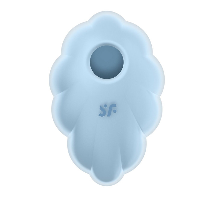 Вакуумний стимулятор з вібрацією Satisfyer Cloud Dancer Blue