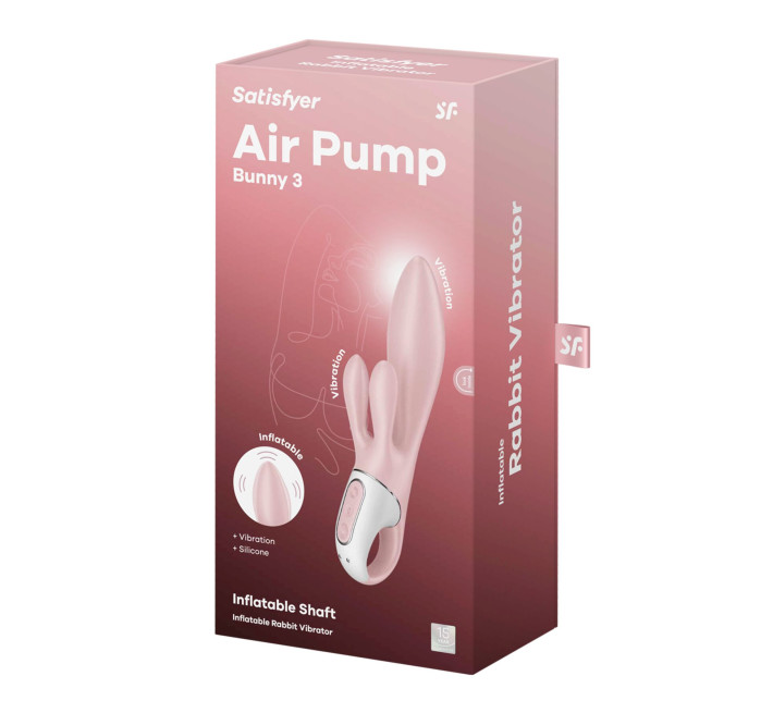 Вібратор Satisfyer Air Pump Bunny 3