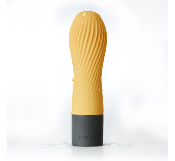 Вібратор IROHA ZEN Yuzucha з ніжною ребристою поверхнею
