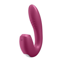 Вакуумний смарт-вібратор Satisfyer Sunray Berry, 4 положення стовбура Вакуумний смарт-вібратор Satisfyer Sunray Berry, 4 положення стовбура
