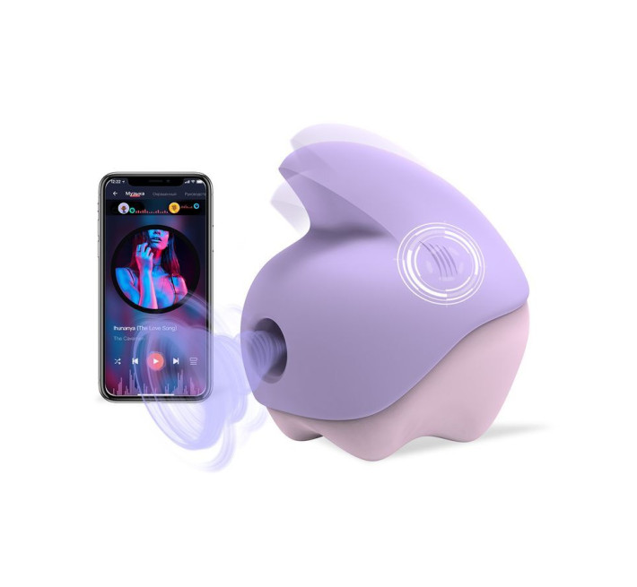 Вакуумный клиторальный смарт-стимулятор Magic Motion Unicorn Purple с вибрацией