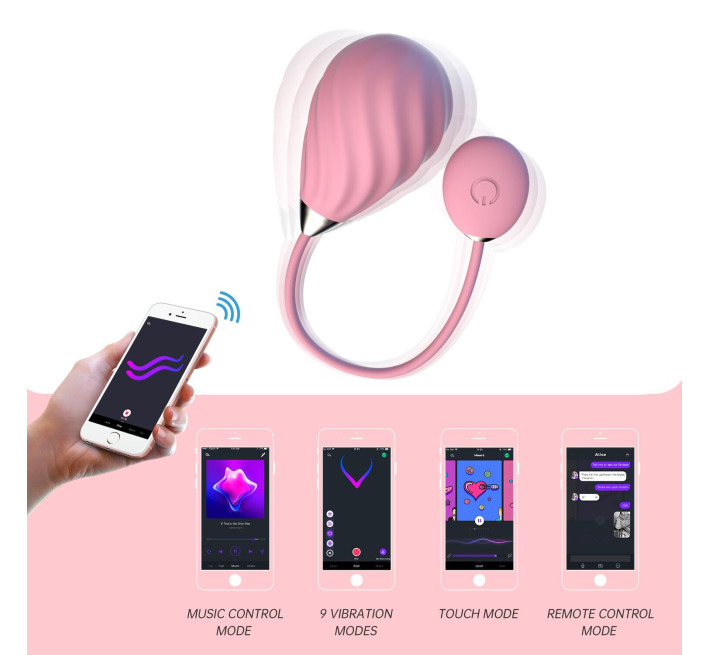 Смарт-виброейте Magic Motion Sundae Pink