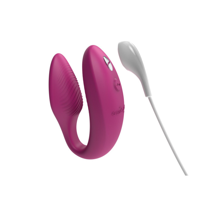 Смарт-вибратор для пар We-Vibe Sync 2 Rose, 10 виброрежимов, пульт ДУ