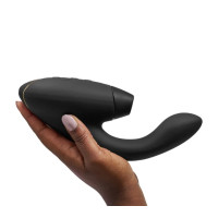 Інноваційний безконтактний вібратор-стимулятор Womanizer Duo 2 Black