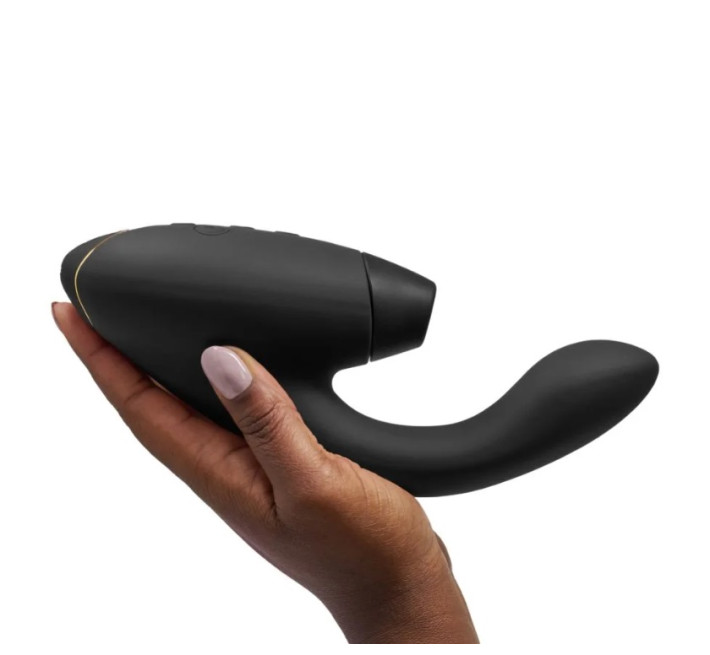 Инновационный бесконтактный вибратор-стимулятор Womanizer Duo 2 Black