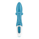 Вибратор-кролик с тройным отростком Satisfyer Embrace me Turquoise, 2 мотора, диаметр 3,6 см