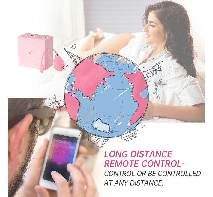 Смарт-виброейте Magic Motion Sundae Pink