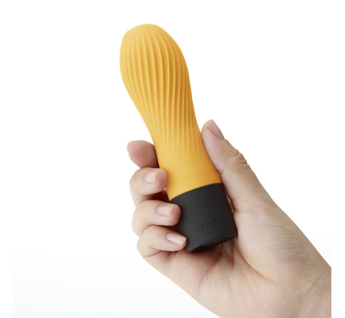 Вібратор IROHA ZEN Yuzucha з ніжною ребристою поверхнею