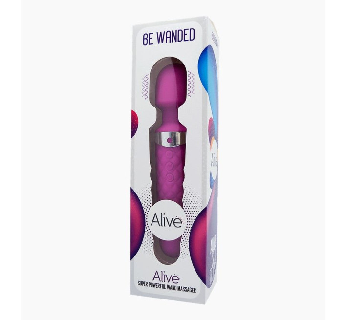 Міні-вібромасажер Alive Be Wanded Фіолетовий