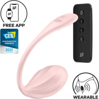 Віброяйце Satisfyer Ribbed Petal Connect App Rose Віброяйце Satisfyer Ribbed Petal Connect App Rose