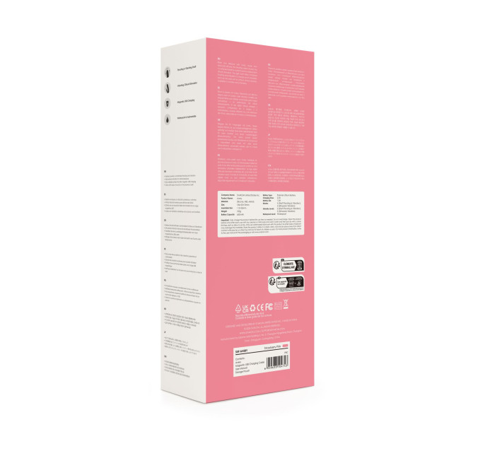 Вибратор-кролик Svakom Avery Strawberry Pink с движущимся стволом движение вперед-назад