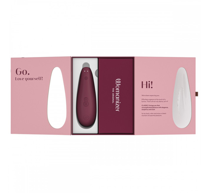 Вакуумный стимулятор клитора Womanizer Classic 2 Bordeaux