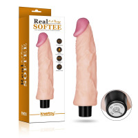 Реалістичний вібратор LoveToy Reel Softee Vibrator 8,3 Тілесний