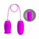 Кліторальний стимулятор з віброяйцем Pretty Love Daisy Licking Vibrator Purple