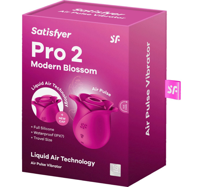 Вакуумный клиторальный стимулятор Satisfyer Pro 2 Modern Blossom, технология Liquid Air