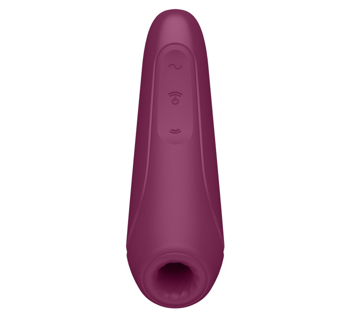 Вакуумный клиторальный стимулятор Satisfyer Curvy 1+ Красный