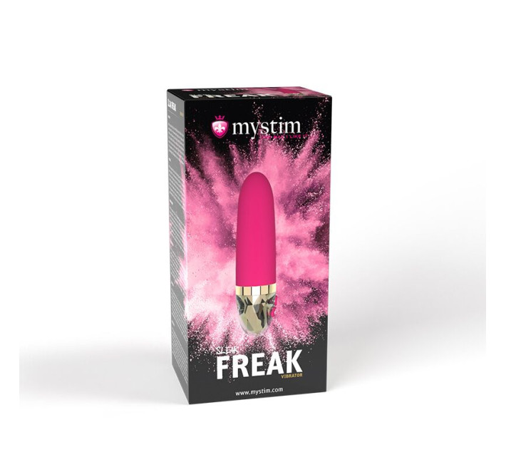 Вібратор Mystim Sleak Freak Pink, 8 режимів, внутрішня та зовнішня стимуляція
