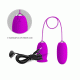 Кліторальний стимулятор з віброяйцем Pretty Love Daisy Licking Vibrator Purple