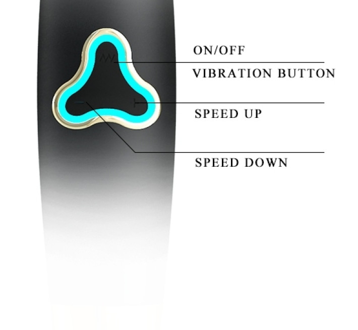 Вибромассажер Pretty Love Body Wand Black