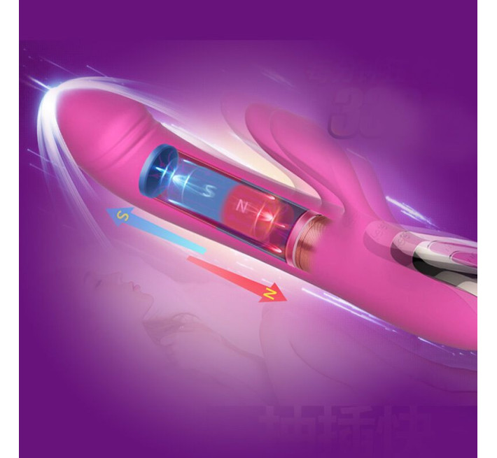 Вібратор-пульсатор Leten Automatical Thrusting Vibrator з підігрівом