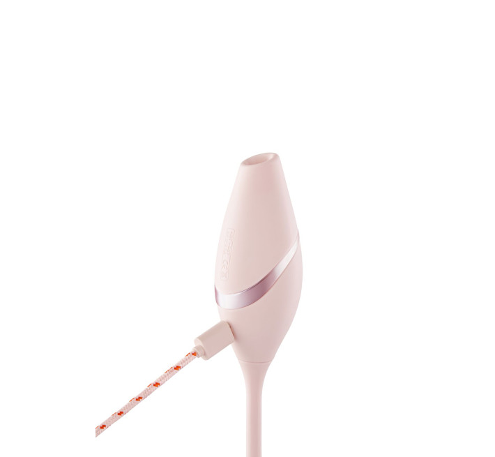 Пульсатор с вакуумным стимулятором KISSTOY Cathy III Pink