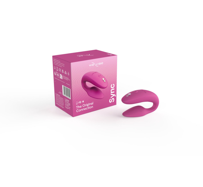 Смарт-вибратор для пар We-Vibe Sync 2 Rose, 10 виброрежимов, пульт ДУ