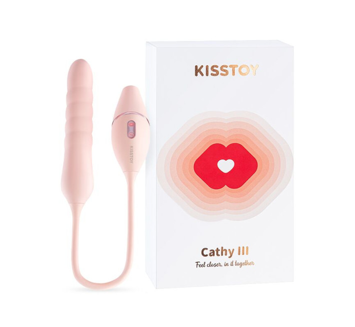 Пульсатор с вакуумным стимулятором KISSTOY Cathy III Pink