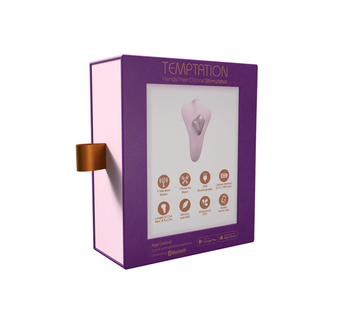 Смарт-вібратор в трусики Adrien Lastic Temptation, 11 режимів, кріплення-магніт