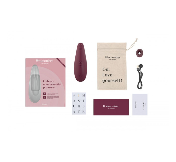 Вакуумный стимулятор клитора Womanizer Classic 2 Bordeaux