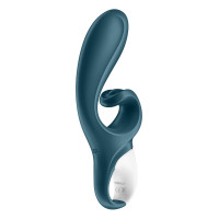 Смарт вибратор-кролик Satisfyer Hug Me Bluegrey, 2 мотора, диаметр 4,2см, широкая клиторальная часть Смарт вибратор-кролик Satisfyer Hug Me Bluegrey, 2 мотора, диаметр 4,2см, широкая клиторальная часть
