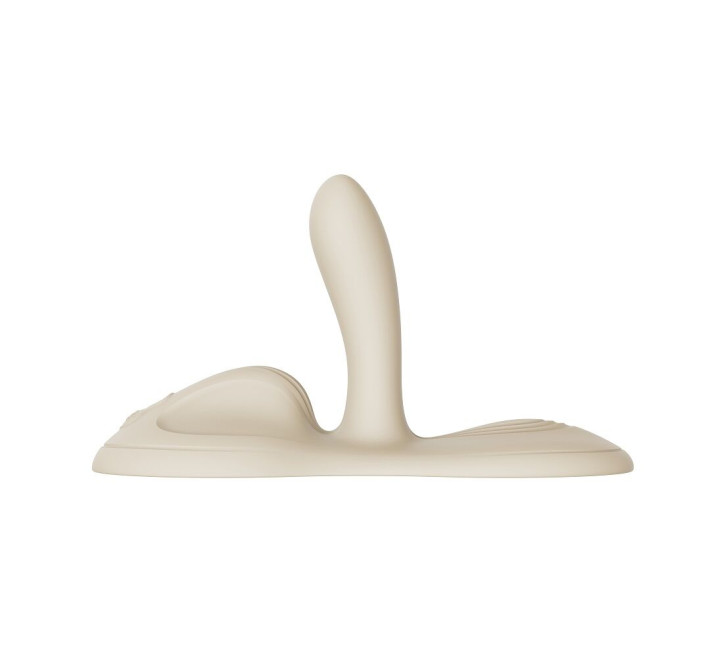 Sit-on-top смарт-вибратор Zalo – Flora Smart Vibrating Pad Ivory White, 9 моторов