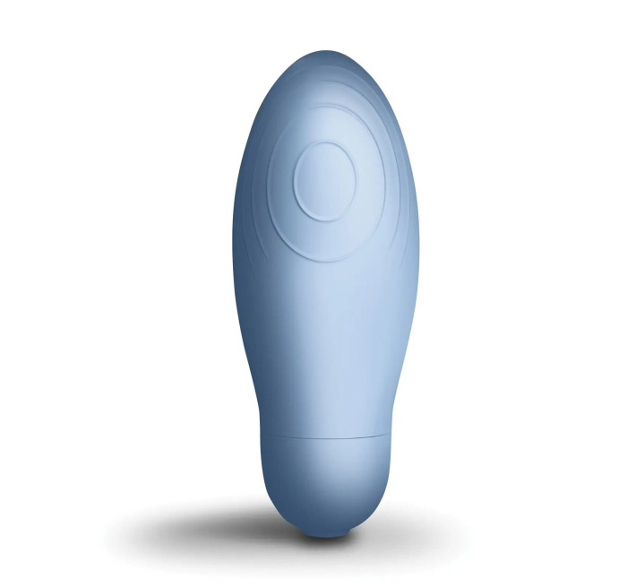 Кліторальний вібратор SugarBoo Blue Bae, працює від батарейок (у комплекті)