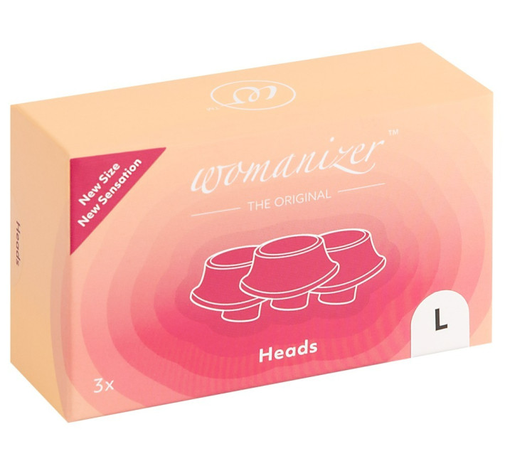 Сменные насадки Womanizer Premium, Classic, Liberty, Starlet - L, Белые, 3 шт