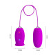 Кліторальний стимулятор з віброяйцем Pretty Love Daisy Licking Vibrator Purple