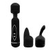 Вибратор с сменными насадками LyBaile Power Wand Massage Kit Black